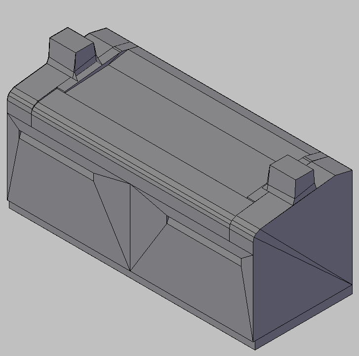 Bloque Autocad Vista de Impresora en 3D